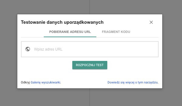 narzedzie do testowania structured data